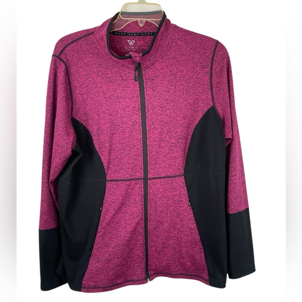 Livi active by Lane Bryant zip up jacket with thumb holes size 18/20. GUC - Picture 5 of 9